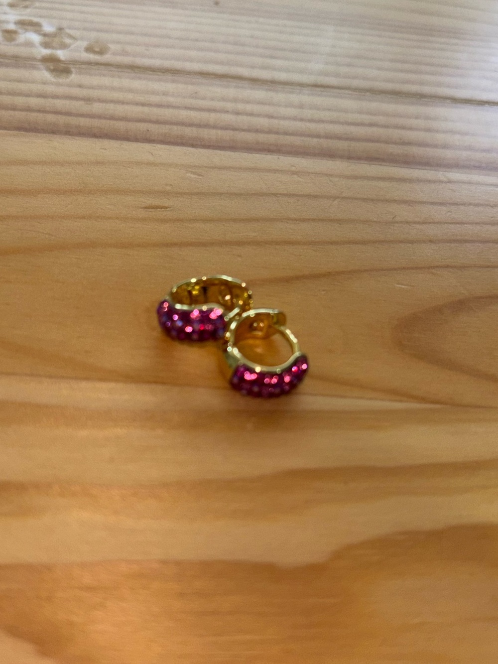 Hillberg & Berk Mini Sparkle Hoops in Merry & Bright